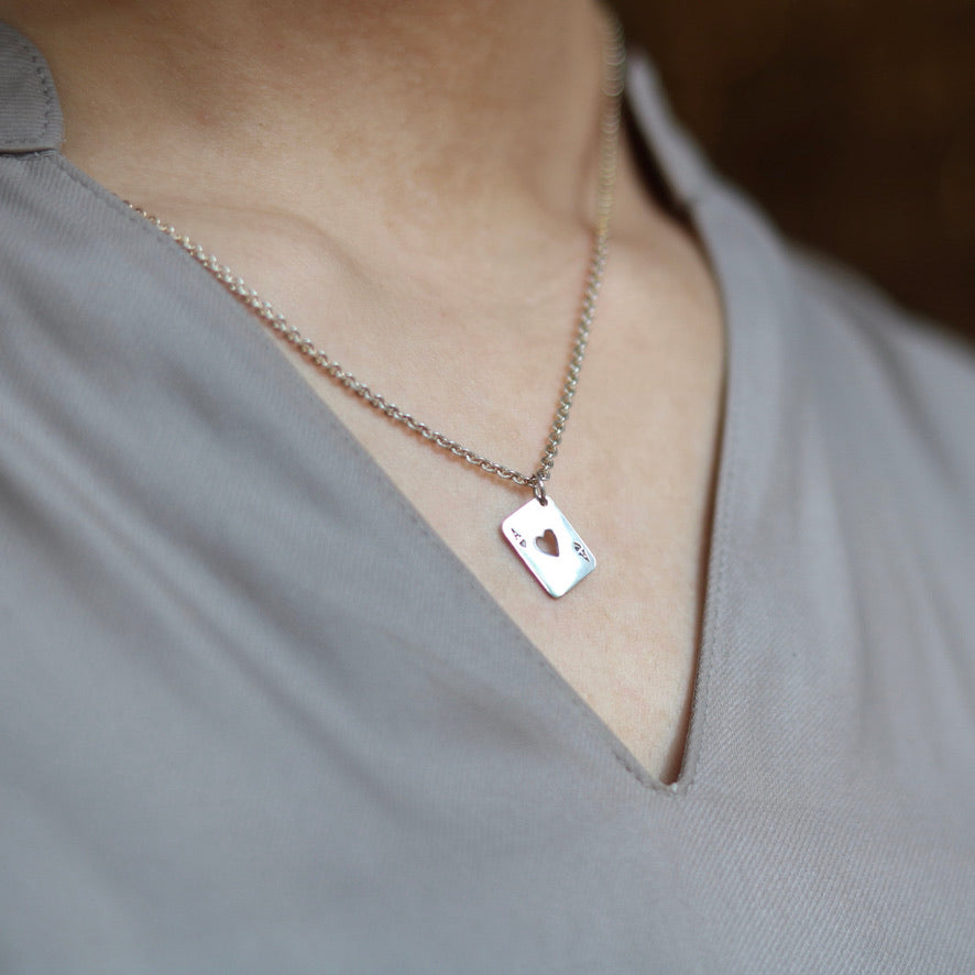 Ace of Heart Necklace