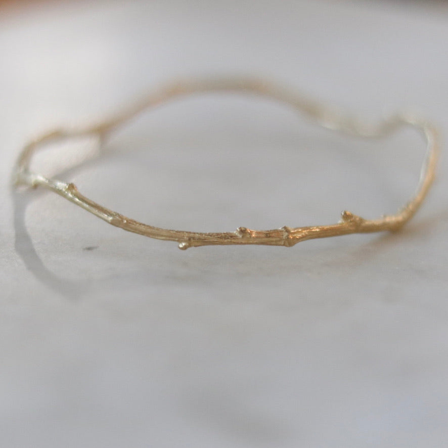 Twig Bangle Bracelet