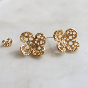 Lacy Flower Earrings