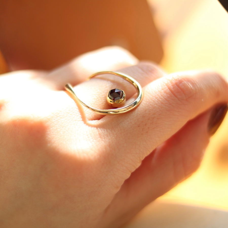 Garnet SATURN Ring
