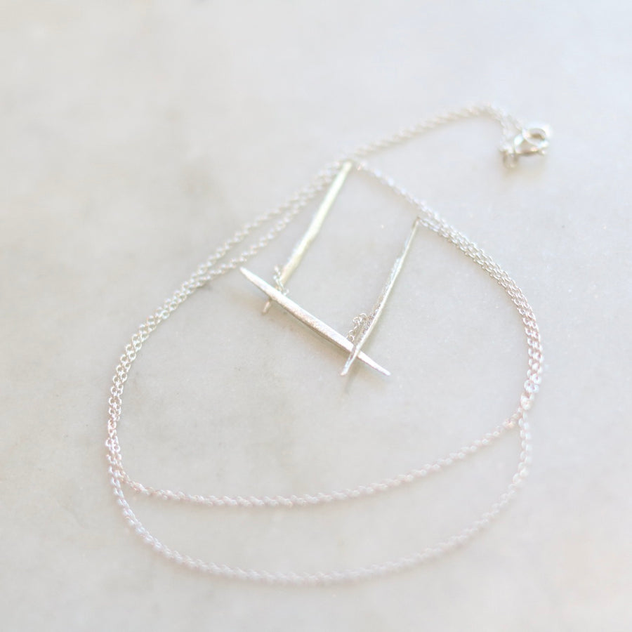 Silver Ori Zen Harmony Necklace Silver