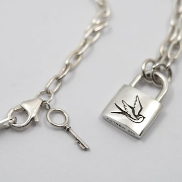 Silver Padlock Necklace