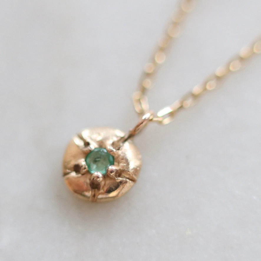 Emerald Star-Set Necklace