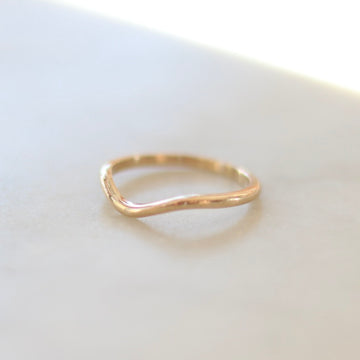 Gold Curved Ring