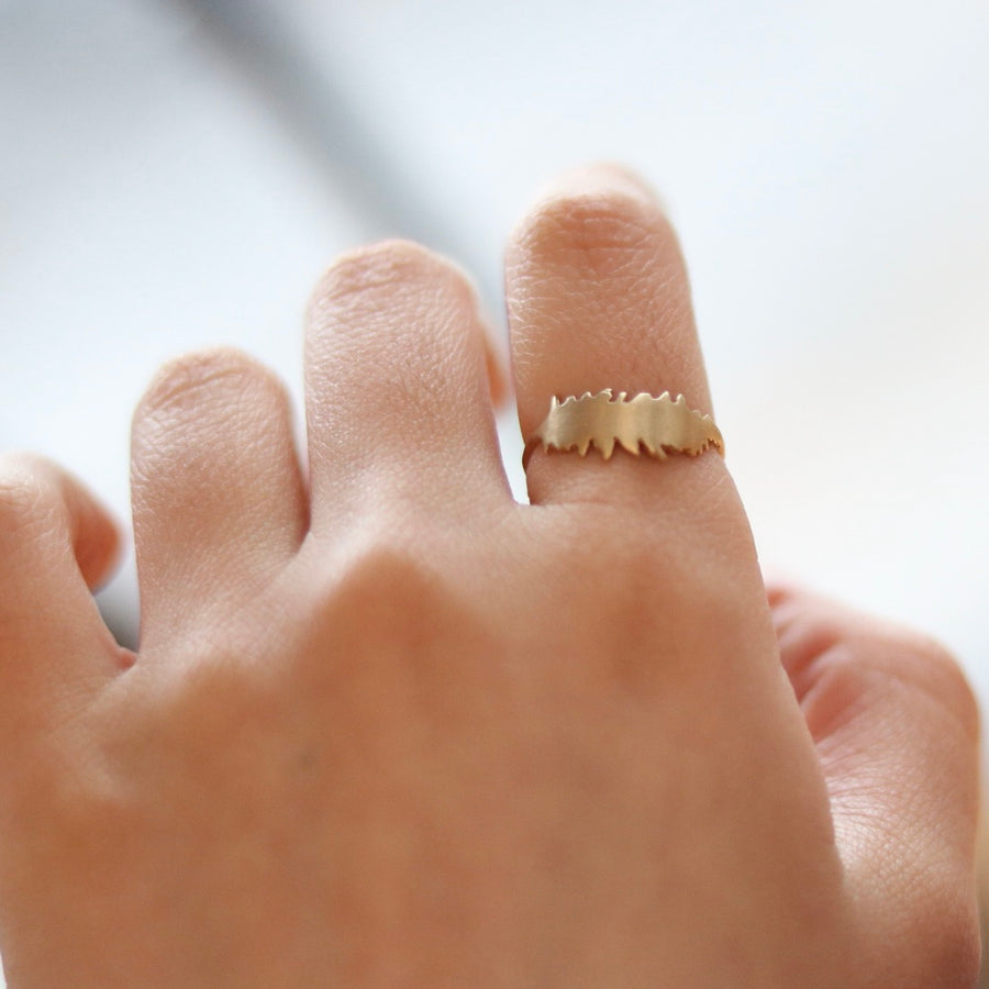 Gold Leaf Ring