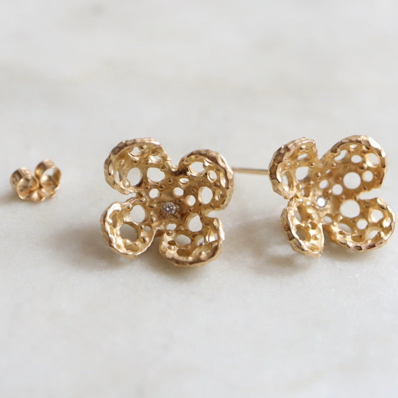 Lacy Flower Earrings