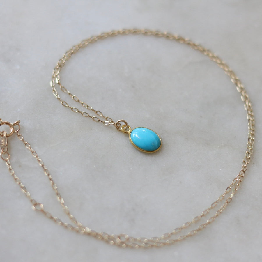 Sky Blue Turquoise Necklace