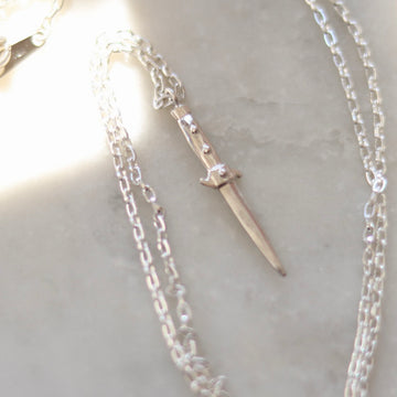 Switchblade Knife Necklace