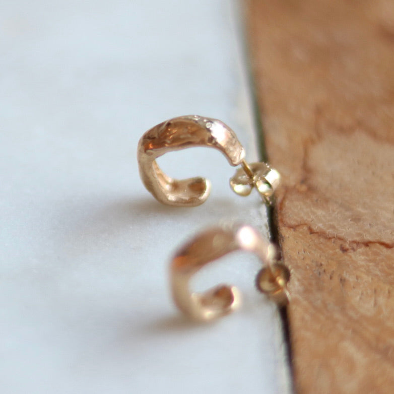 Gion Gold Hoop Earrings