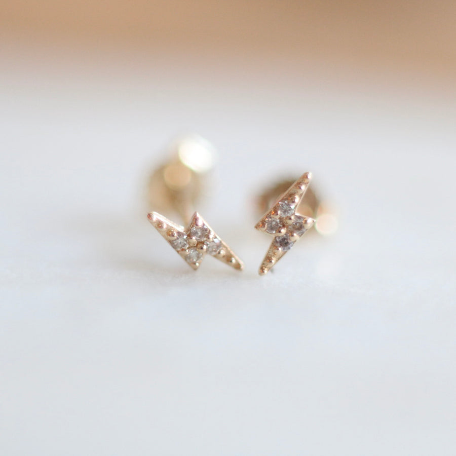 Lightning Diamond Earrings