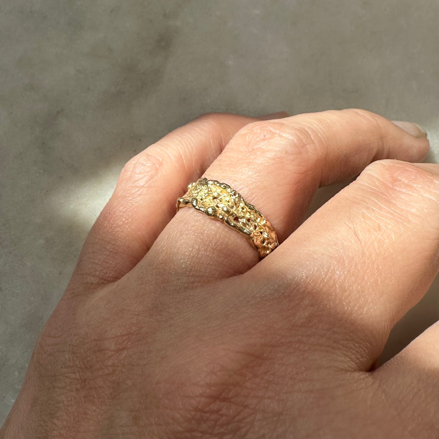 Gold Flow Ring