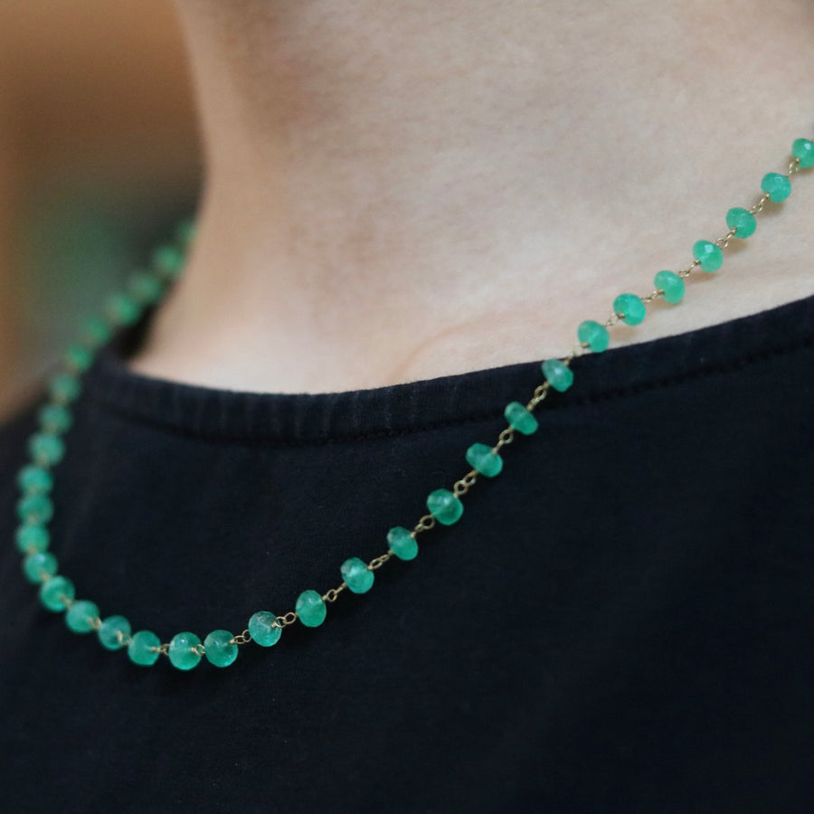 Emerald Beads Necklace