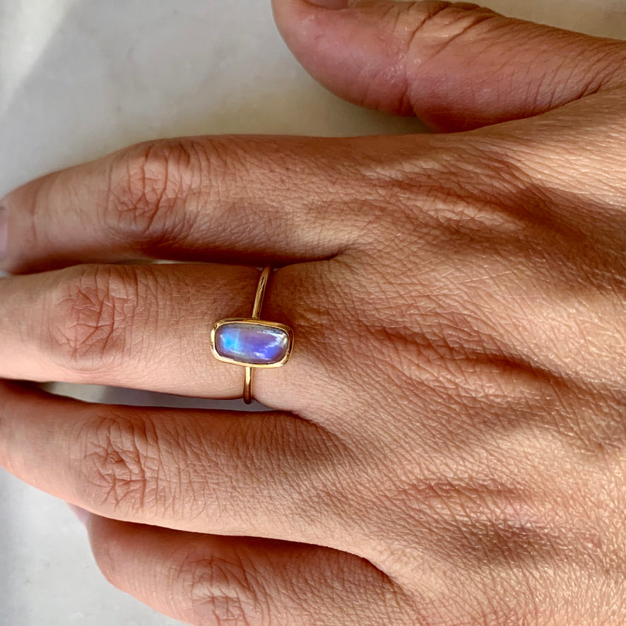 Sukku Moonstone Ring