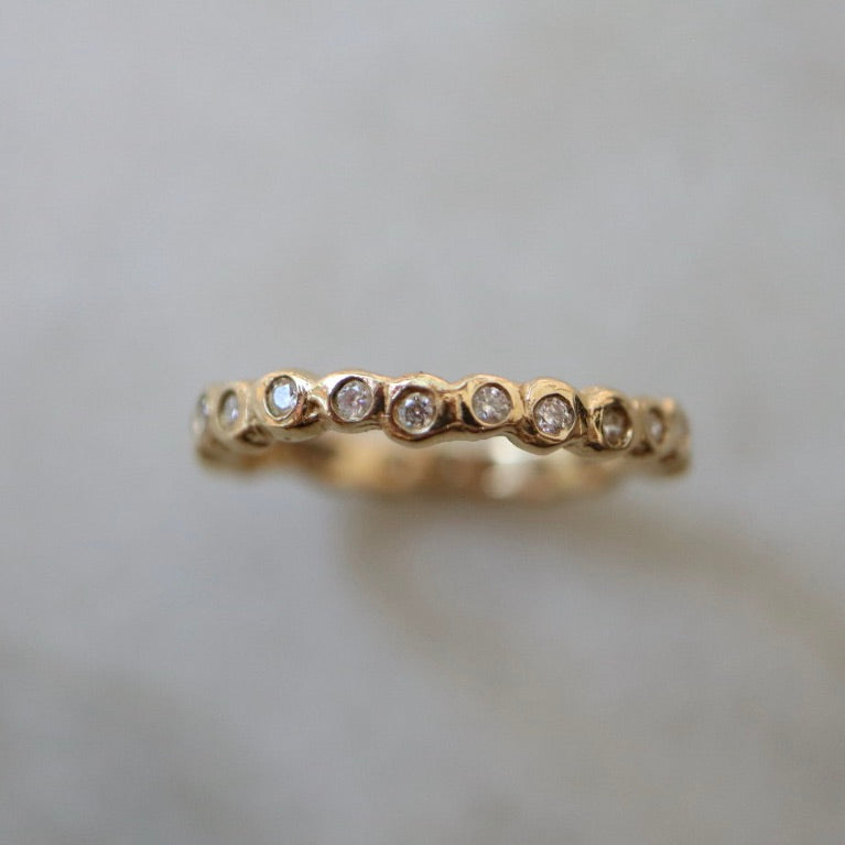 Shizuku Diamond Eternity Ring