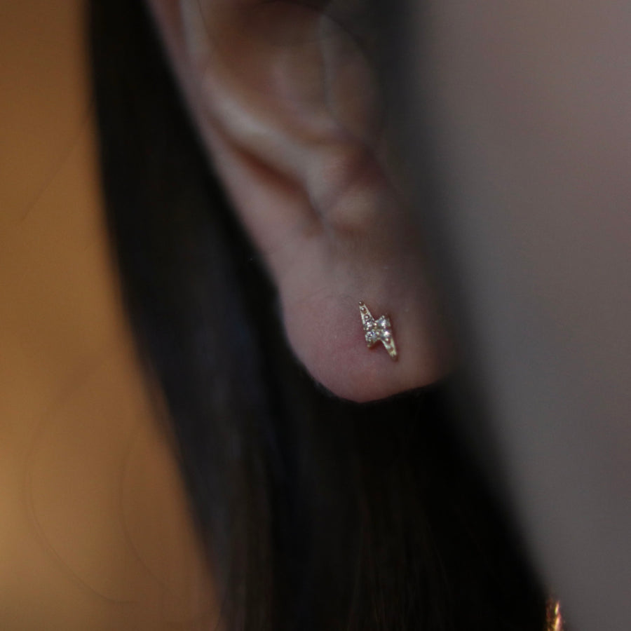 Lightning Diamond Earrings