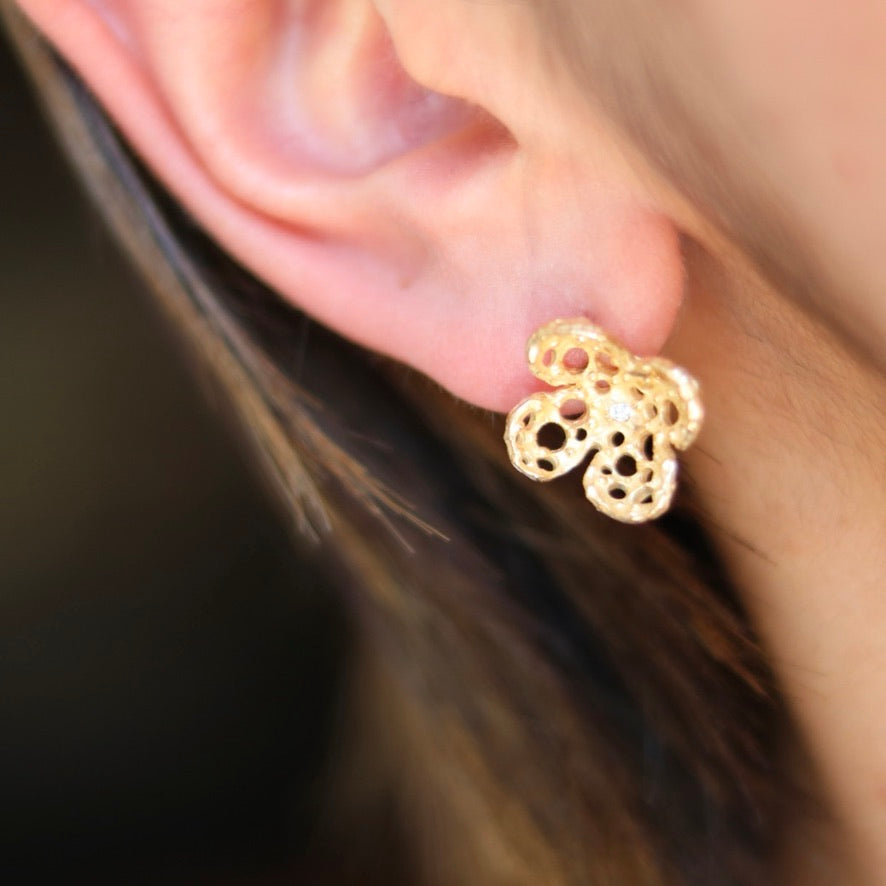 Lacy Flower Earrings