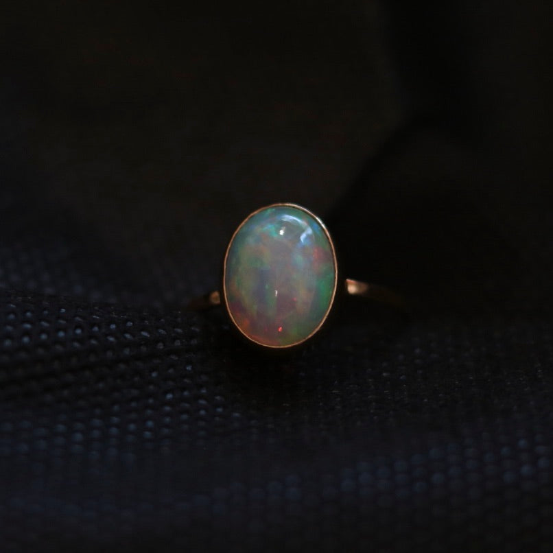 Watercolor Opal Ring
