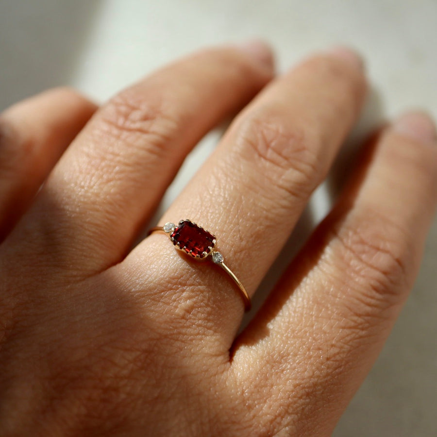 Garnet Treasure Ring