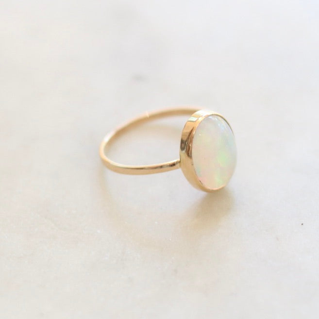 Watercolor Opal Ring