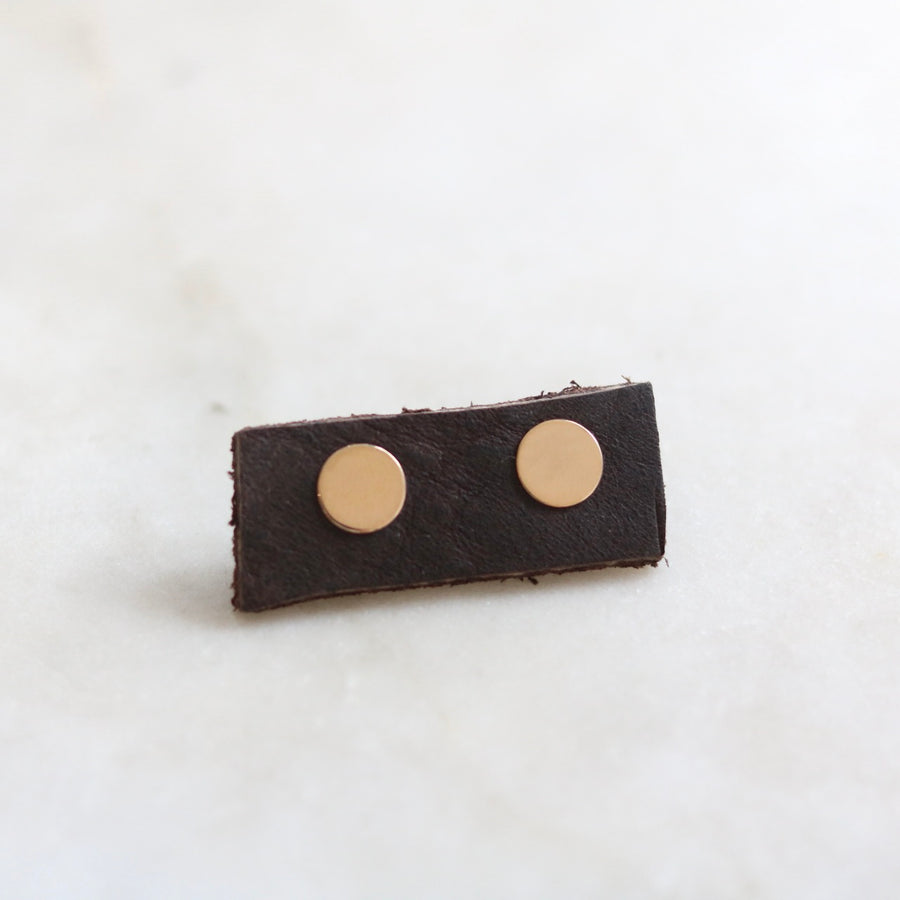Round Plate Earrings
