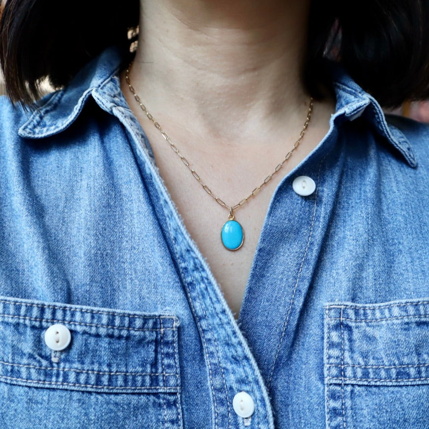 Tsurun Turquoise Necklace