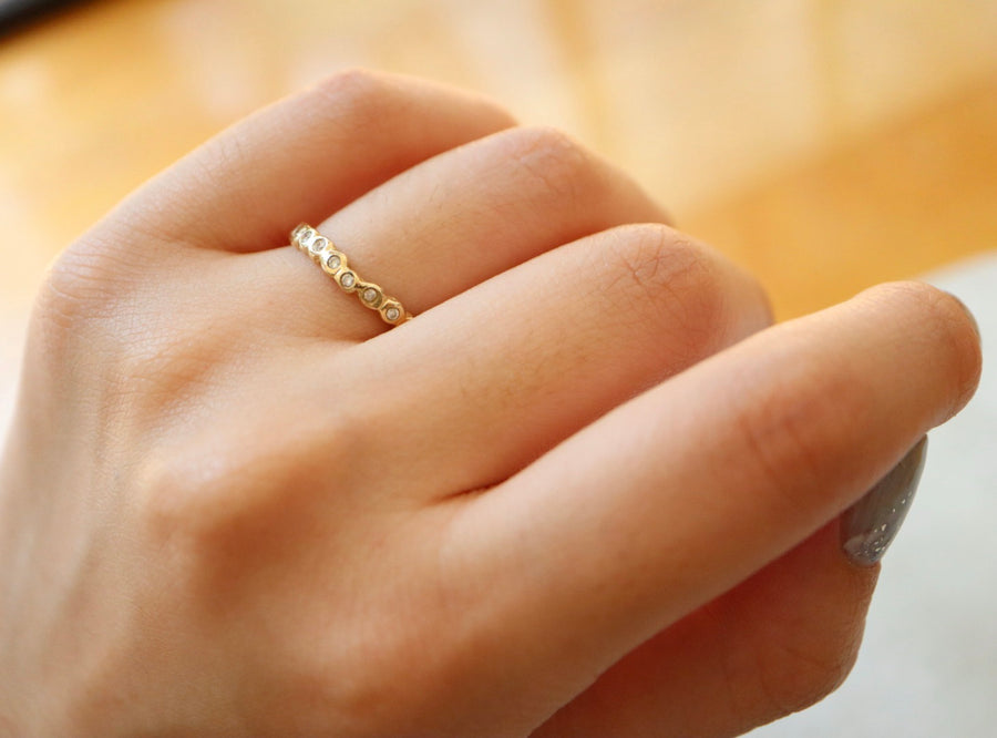Shizuku Diamond Eternity Ring
