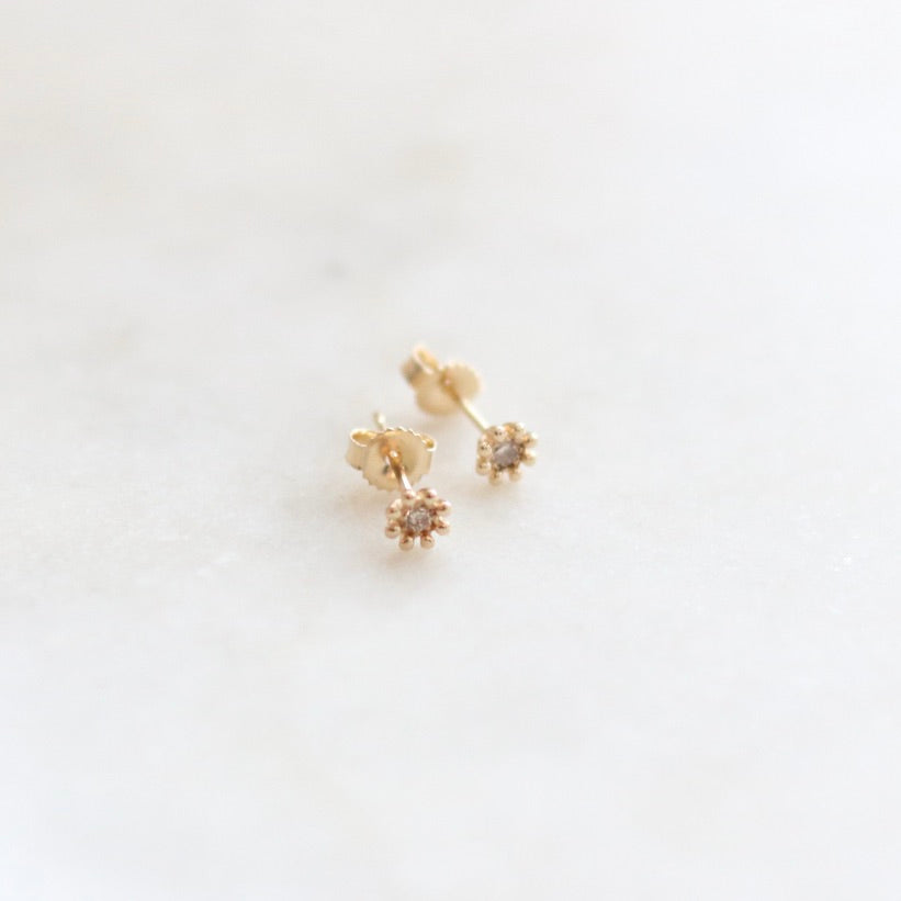 Daisy Diamond Earrings