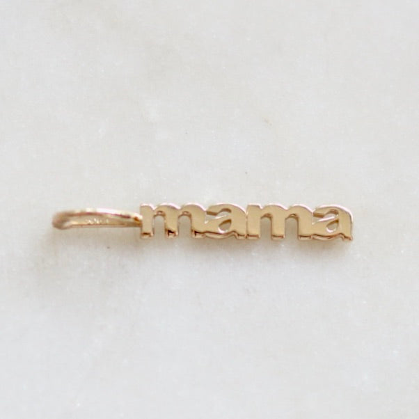 Mama Gold Pendant for Necklace