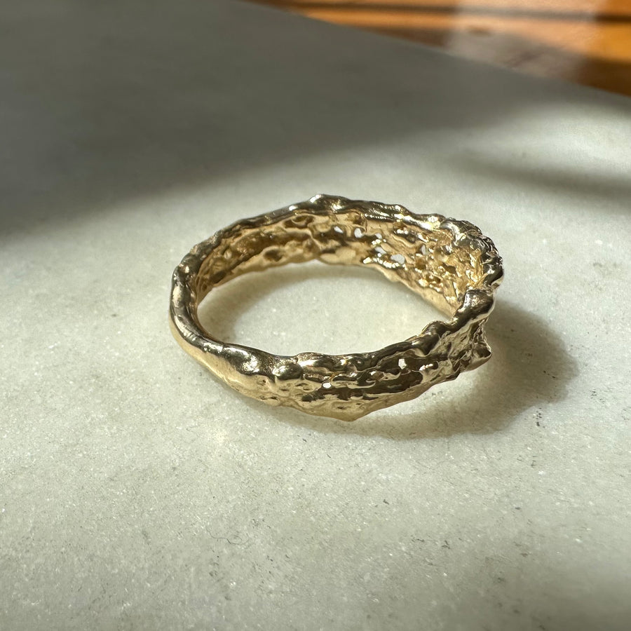 Gold Flow Ring