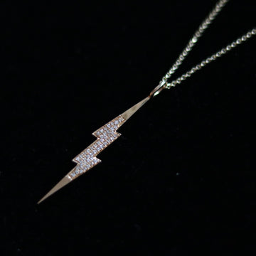 Diamond Lightning Necklace