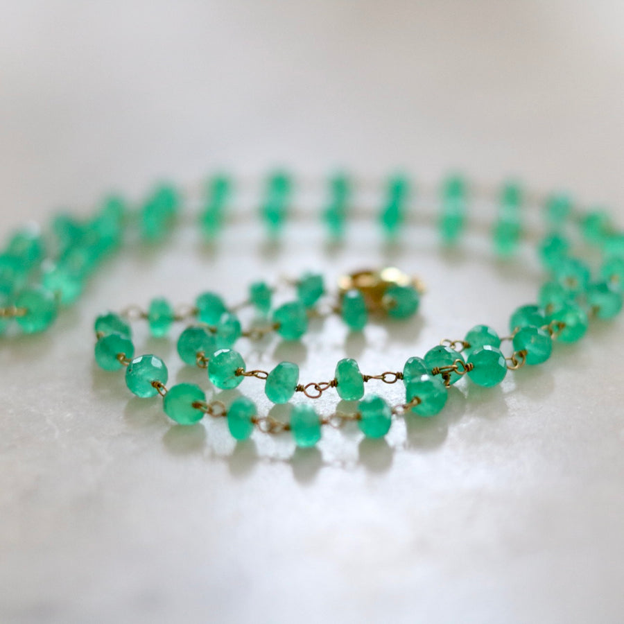 Emerald Beads Necklace