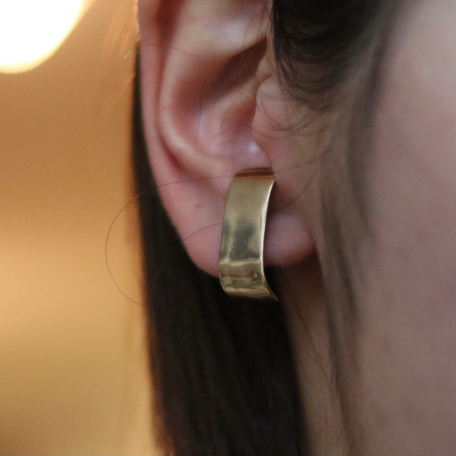 Single Slope Stud Earring