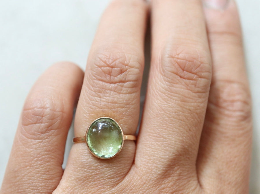 Green Tourmaline Ring