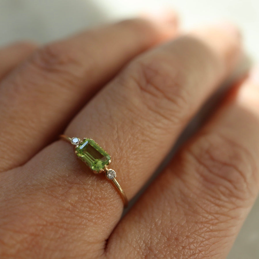 Peridot Treasure Ring