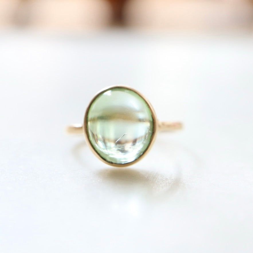 Green Tourmaline Ring