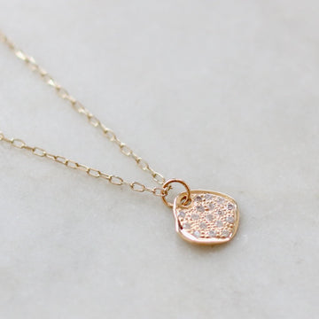 Sixteen Paved Diamond Necklace