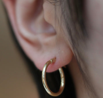 1 inch Hoop Earrings