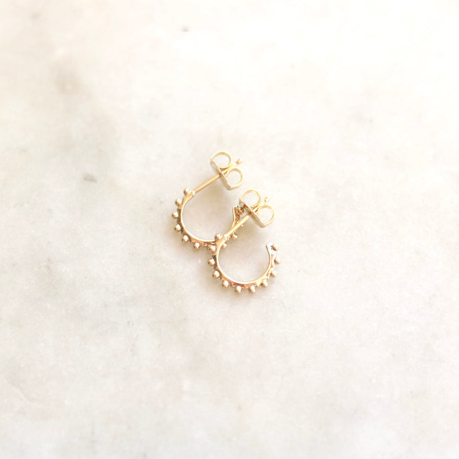 Beaded Hoop Earrings