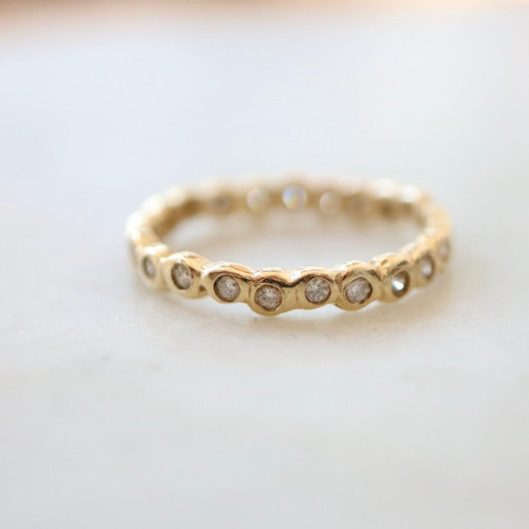 Shizuku Diamond Eternity Ring