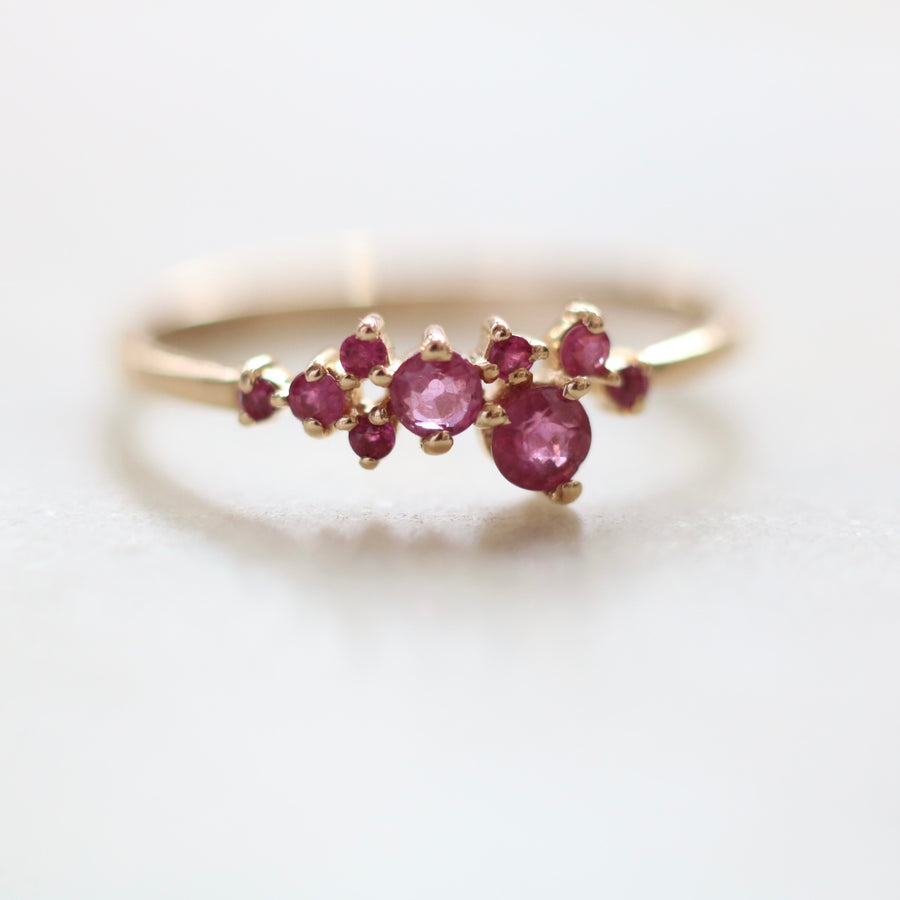 Bouquet of Ruby Ring