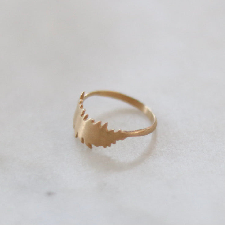 Gold Leaf Ring