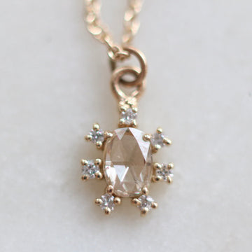 Dancing Petal Diamond Necklace