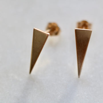 Isosceles Triangle Stud Earrings