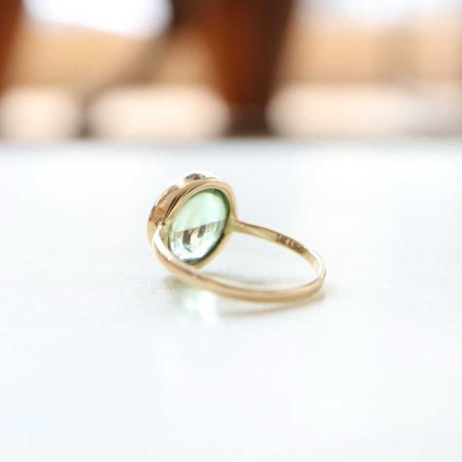 Green Tourmaline Ring