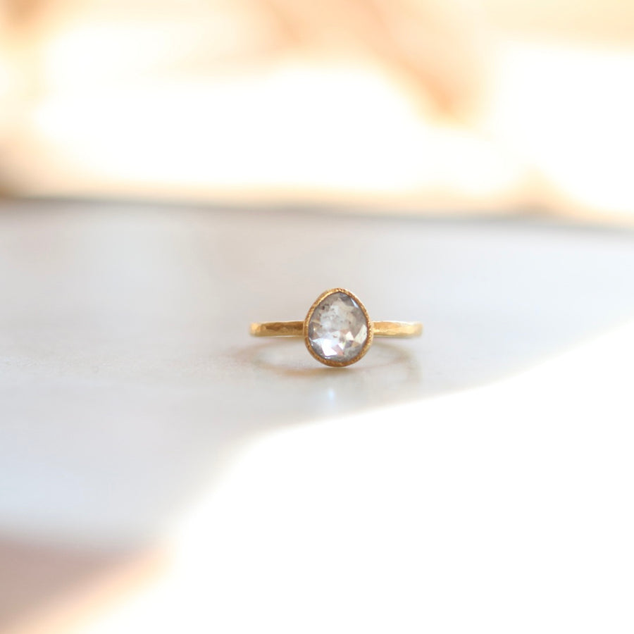 Icy Grey Diamond Ring