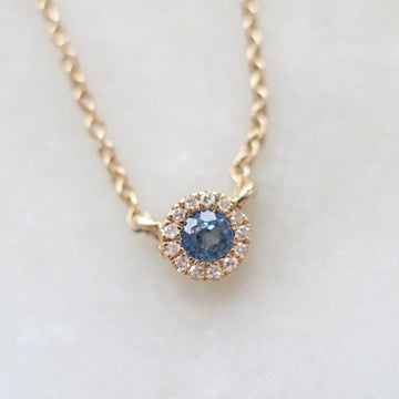 Taiyo Sapphire Diamond Necklace