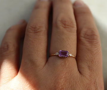 Amethyst Treasure Ring