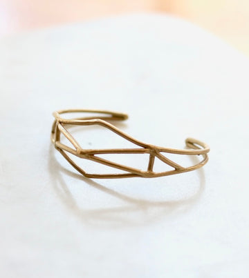 Polygon Cuff Bracelet