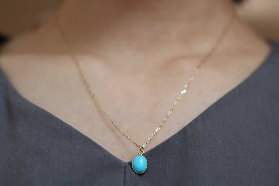 Sky Blue Turquoise Necklace