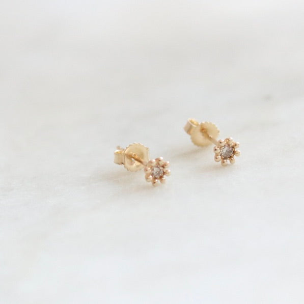 Daisy Diamond Earrings